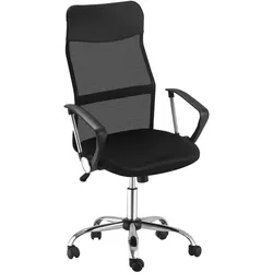 HOMCOM Bürostuhl Schaumstoff, Netz, PU,PVC