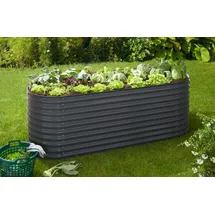 Konifera Hochbeet 240 x 80 x 82 cm Grau