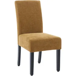 2er-Set LEO BIG | Bistrostuhl | Honig Braun | Stoff/Textil