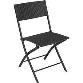 Tectake Trevi Set 3-tlg. schwarz klappbar