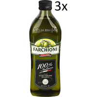 3x Farchioni Olio 100% Italiano Natives Olivenöl extra Italienische Oliven 1Lt