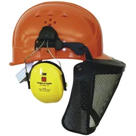 BULLSTAR Forst-Schutzhelm Peltor Master orange