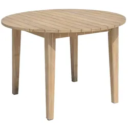Garten Tisch Arvada Ø 110 cm Akazie Holz Esstisch Gartentisch Terrasse Möbel