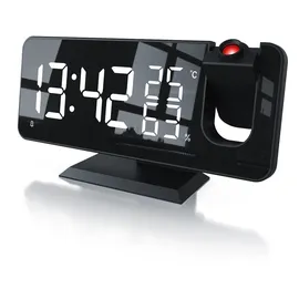 CSL Projektionswecker schwarz