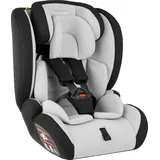 Tectake Autositz, mit Seitenaufprallschutz, zugelassen nach ECE R129/03, längenverstellbarer 5-Punkt-Gurt, höhenverstellbare Kopfstütze, von 76 bis 150 cm, Belastbarkeit 36 kg