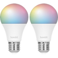Hombli smarte Glühbirne 9W E27, RGB 2er Pack