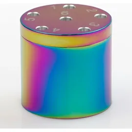 Bestsaller SUPER SIX Reise-Würfelspiel Aluminium Rainbow Splash
