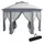 Outsunny Faltpavillon 4 x 4 m inkl. 6 Seitenteile Grau