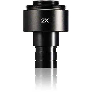 Bresser Mikroskop SLR-Kameraadapter 2X T2 23,2 mm zur Aufnahme Einer Spiegelreflex oder Systemkamera am Mikroskop, 5942080