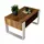 raumhirsch furniture Karo92 Weiß Nussbaum 92 x 45 x 54 cm