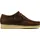 CLARKS Originals Wallabee-Lederschuhe, Braun 44 EU