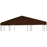 ARKEM Pavillondach 310 g/m2 3x3 m Braun Pavillon Wasserdicht Stabil Winterfest Ersatzdach Pavillon