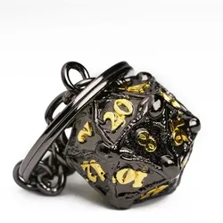 Schlüsselanhänger Bones Black & Gold