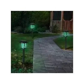 LEDVANCE Solarleuchte Aluminium, Glas 56,2 cm inkl. LED-Lampe schwarz