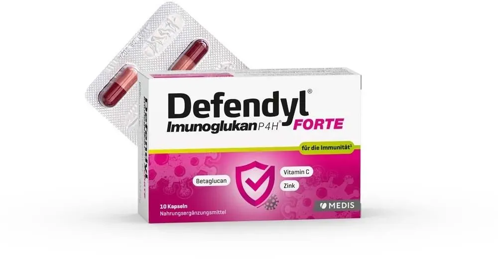 Defendyl-Imunoglukan P4H® Forte Kapseln - mit dreifacher Kraft das Immunsystem unterstützen 10 St 10 St Kapseln