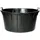 Jopa Spezialkübel oval schwarz 90 l