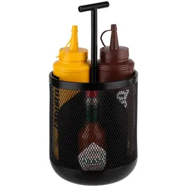 APS Besteckbehälter DART, Ø 12 cm, H: 25 cm, Metall, schwarz