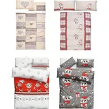 OTTO home Janina Patchwork Rot 155 x 220 cm + 80 x 80 cm