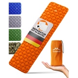 alpenwert ALPENWERT® Isomatte Outdoor [Kleines Packmaß & Ultraleicht] Luftmatratze perfekt für Camping, Wandern, Backpacking UVM. - Schlafmatte aufblasbar