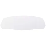 Puig 5853W Mehrfach verstellbarer Spoiler mit Schrauben, mit Schraub- und Clip-on-Befestigungssystem, aus widerstandsfähigem 3 mm Material für aerodynamische Anpassung, Transparent