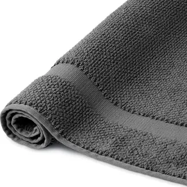 herzbach home Badvorleger Anthrazit 100 x 60 cm