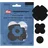 Prym Rub-on Patch (3 Stück) – Selbstklebende bi-elastische Reparaturflicken für Sportbekleidung, Leggings, Jacken & Sneaker (schwarz)