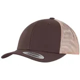 Flexfit Retro 2-Tone Trucker Cap Braun/Khaki One Size