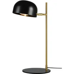 MARKSLÖJD Pose Schreibtischlampe Schwarz/Messing