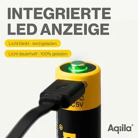 aqiila 18650 USB-C® Akku Li-Ion 2000 mAh 3.7V 1St.