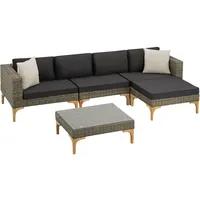 Tectake Konstanza Loungeset beige/grau