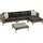Tectake Konstanza Loungeset beige/grau