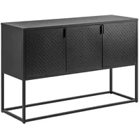 MID.YOU Sideboard, Schwarz, & 120x80x40 cm,