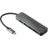 Trust Halyx silber USB-Hub