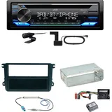 JVC KD-DB922BT Bluetooth DAB Einbauset für Beetle Jetta Sharan Tiguan T5