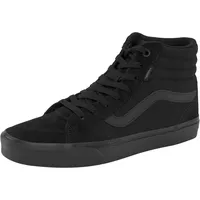 Vans Filmore Hi Sneaker, Suede Canvas Black Black, 42.5 EU