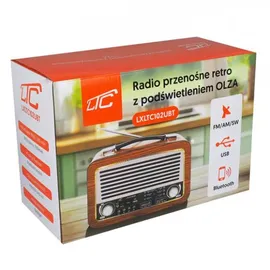 LTC 102UBT Retro-Radio braun