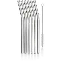 WMF Baric Trinkhalme aus Glas, 22 cm, 6 Stück