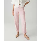opus pants Straight Fit Jeans im 5-Pocket-Design Modell 'Melly', Rosa, 38/28