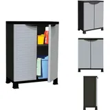 Kunststoffschrank 68x39x92 cm - Aufbewahrungsbox - Garderobe - Regal - Werkzeugschrank - Kunststoffeinrichtung