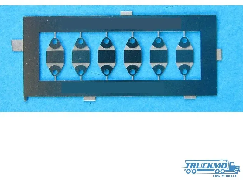 ModelPrint Ätzteile Trailer Stützenfüsse 12A-0036