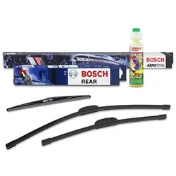 Bosch Wischer vorne +hinten +Scheibenreiniger für Smart