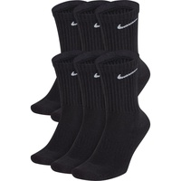 Nike Everyday Cushioned Crew-Trainingssocken Black/White 46-50