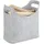 Relaxdays Kaminholztasche Filz 40 x 39,5 x 23 cm grau