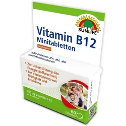 Sunlife Vitamin B12 500 μg Minitabletten hochdosiert 60 Tabletten