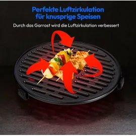 Medion P40 L Heißluftfritteuse 4,7 Liter 1500 Watt weiß