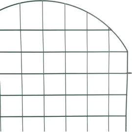 vidaXL Teichzaun Set 8 pcs Grün 50 x 80 cm Stahl vidaXL