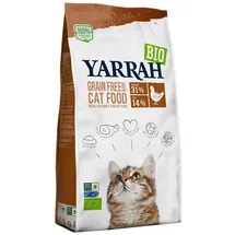 Yarrah Katzenfutter Trockenfutter Huhn Fisch - 6 kg