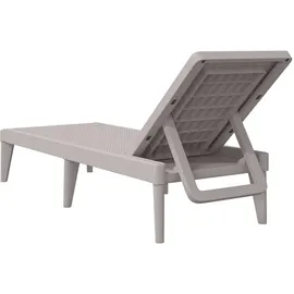 vidaXL Sonnenliege 186 x 60 x 29 cm Braun