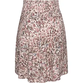 VIVANCE Jerseyrock Damen Blumendruck/Creme-Mauve/Weiß Minirock 36