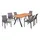Garden Pleasure Davina Set 7-tlg. Anthrazit